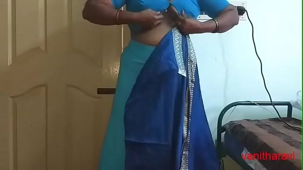 desi Indian tamil aunty telugu aunty kannada aunty malayalam aunty Kerala aunty hindi bhabhi horny cheating wife vanitha wearing saree showing big boobs and shaved pussy Aunty Changing Dress ready for party and Making Video